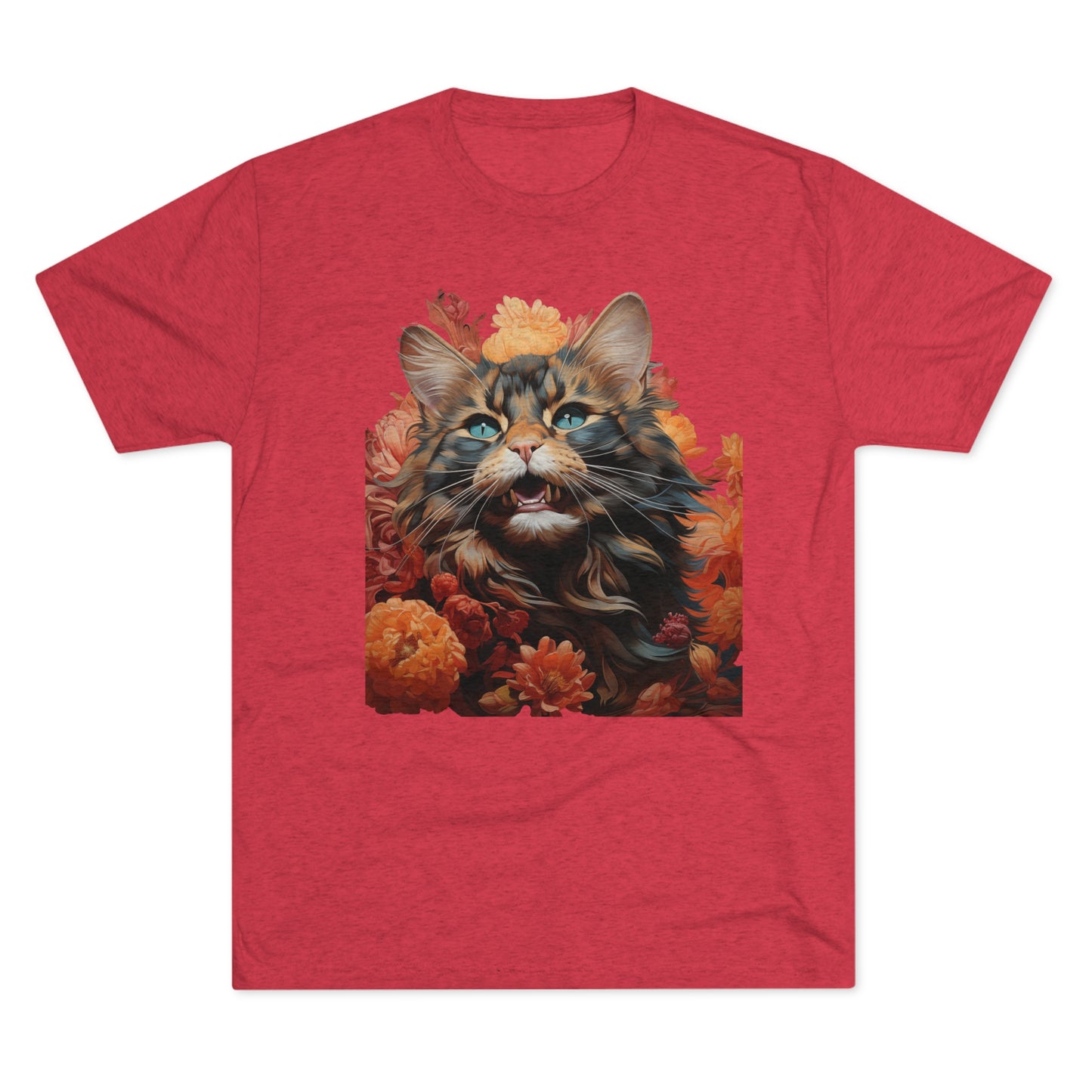 Floral Feline Design #1 shirt