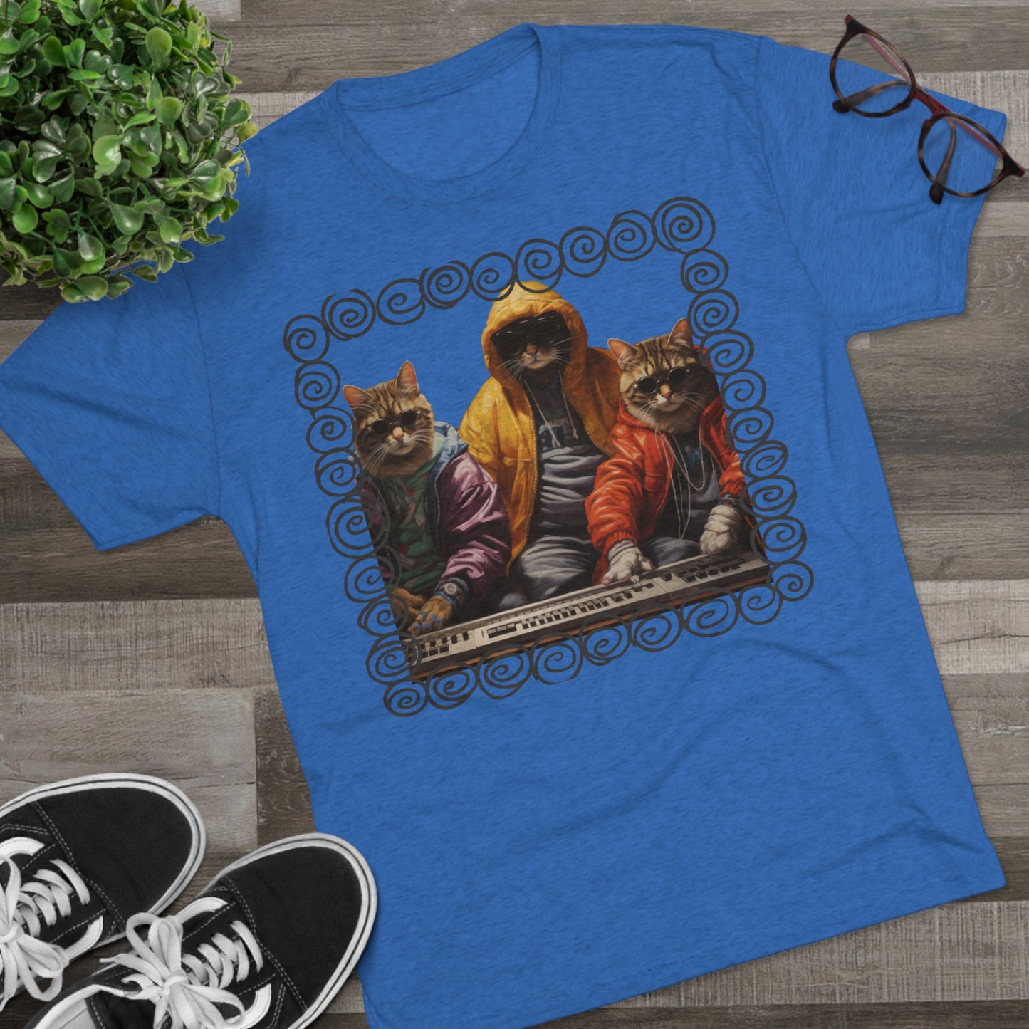 Feline beat makers shirt