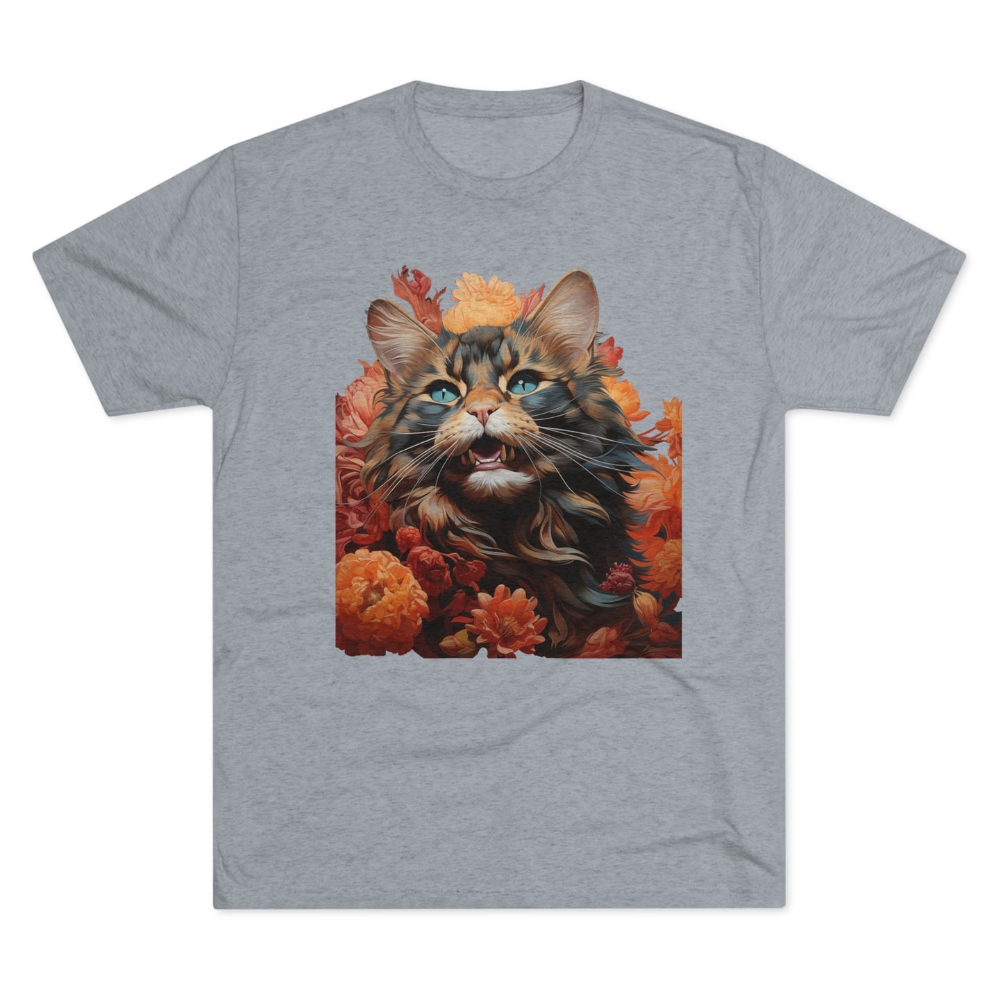 Floral Feline Design #1 shirt