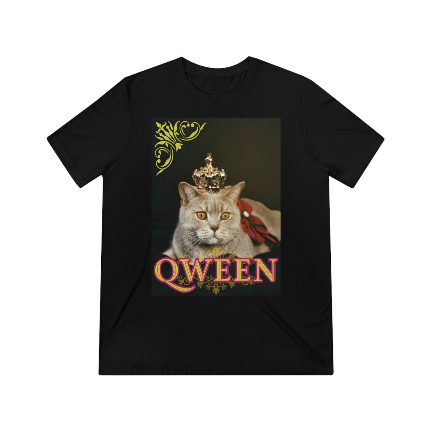 CAT QWEEN - cat shirt - Unisex Triblend Tee