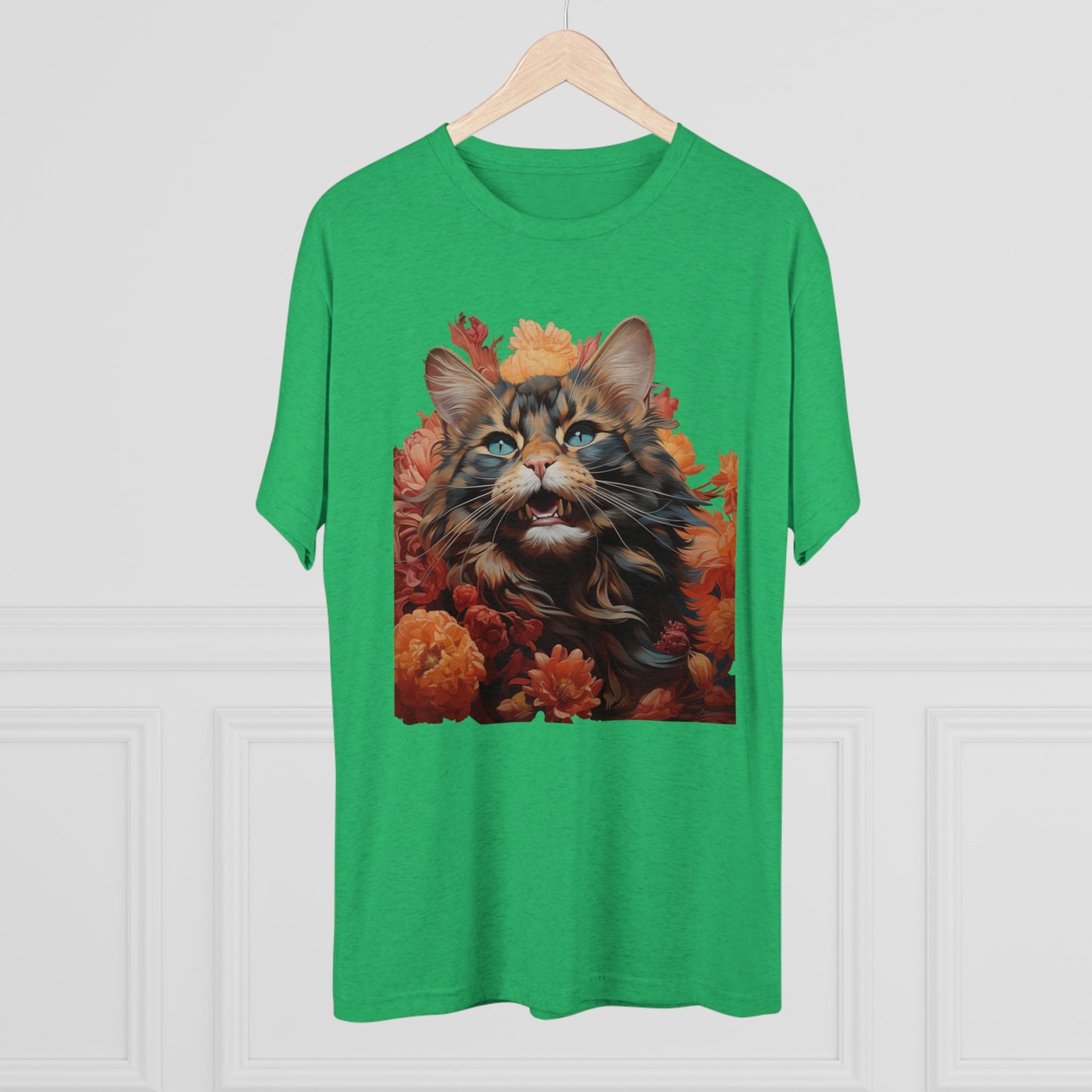 Floral Feline Design #1 shirt