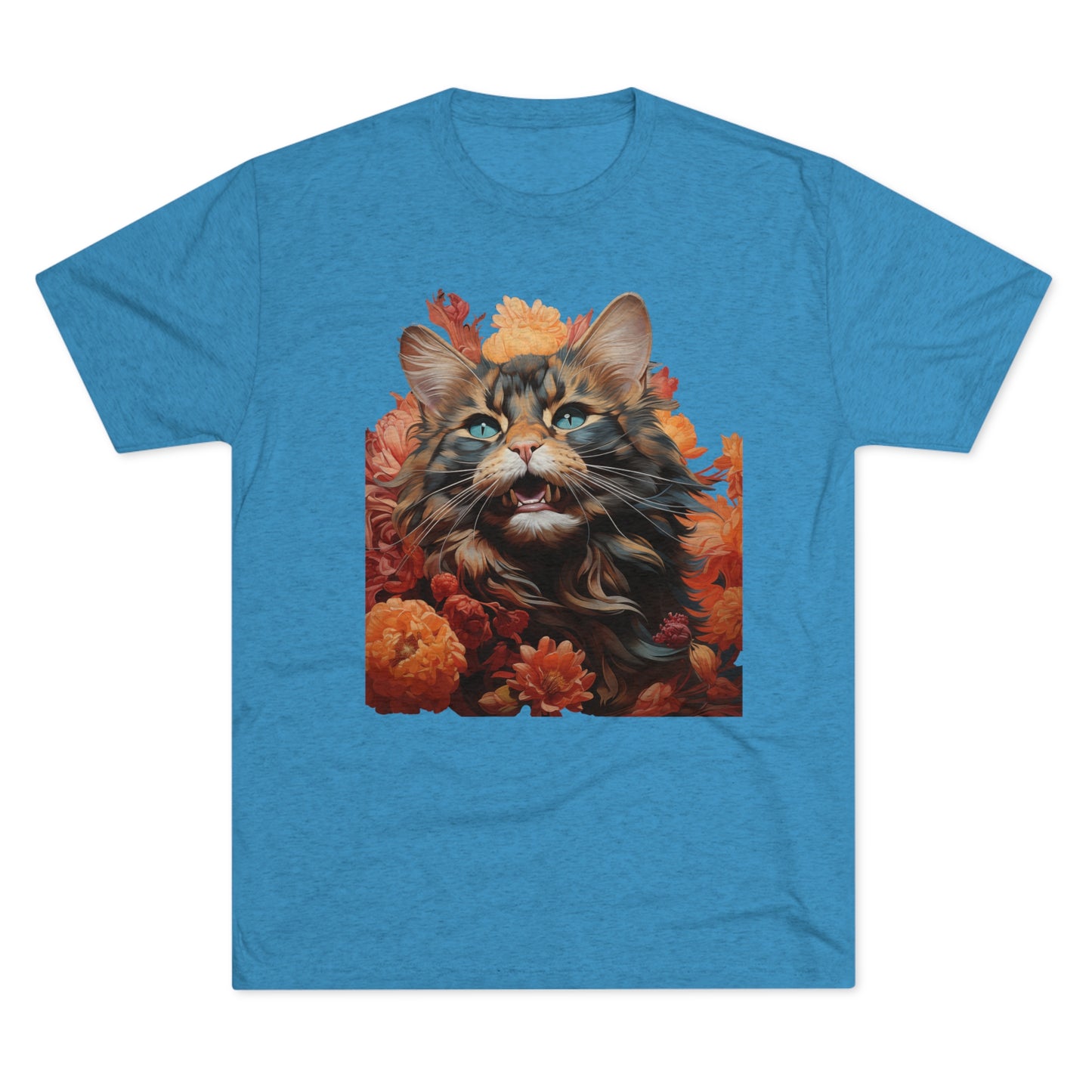 Floral Feline Design #1 shirt