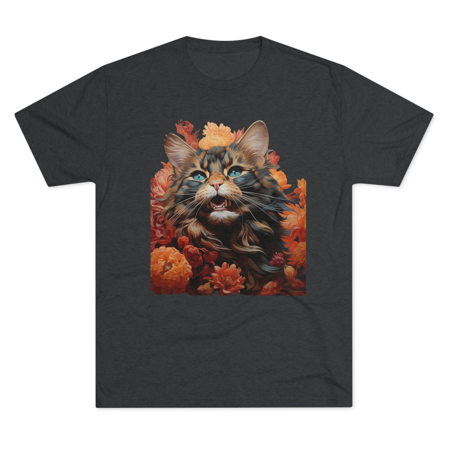 Floral Feline Design #1 shirt