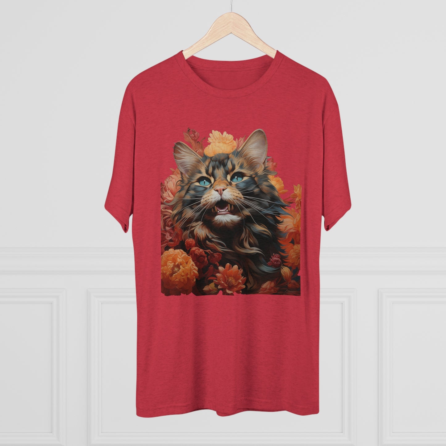 Floral Feline Design #1 shirt