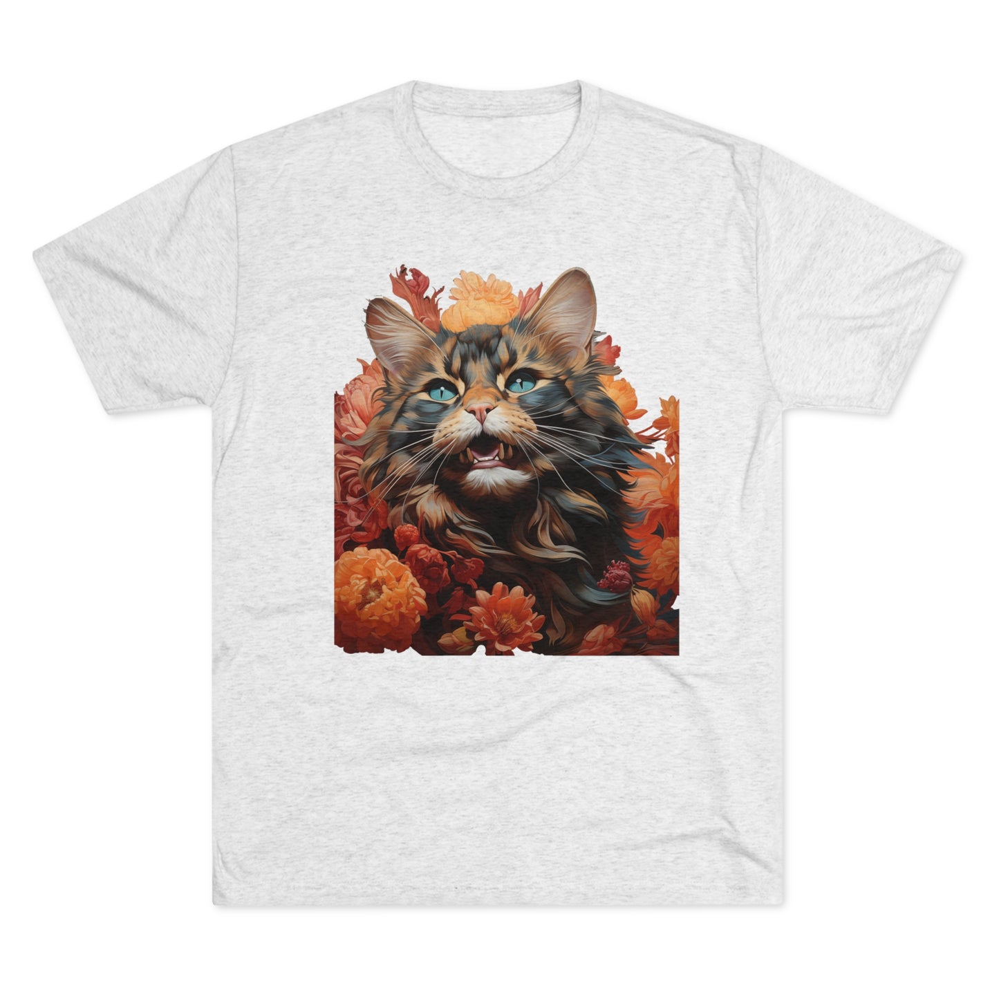 Floral Feline Design #1 shirt