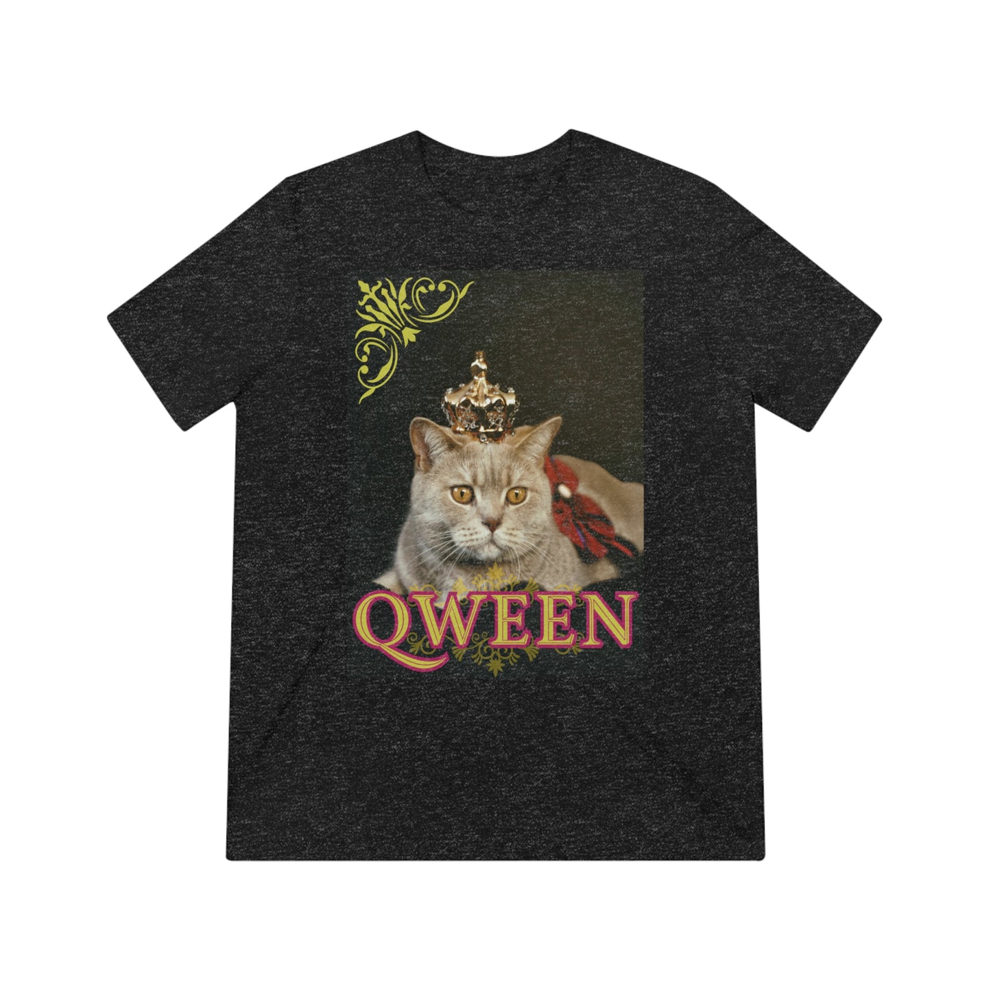 CAT QWEEN - cat shirt - Unisex Triblend Tee