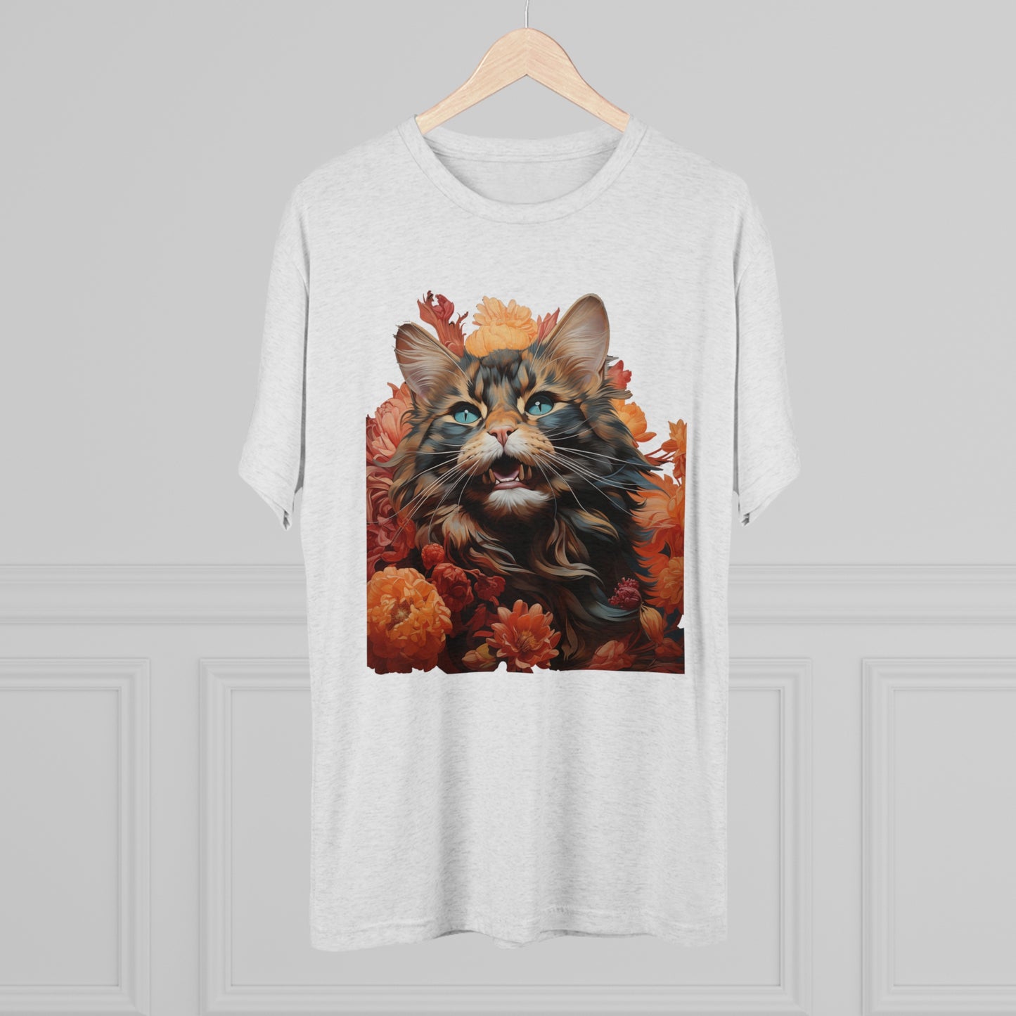 Floral Feline Design #1 shirt