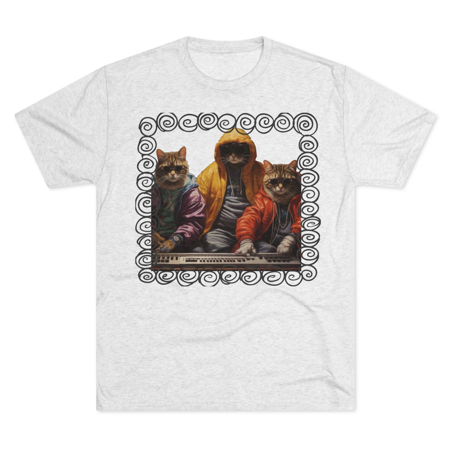 Feline beat makers shirt