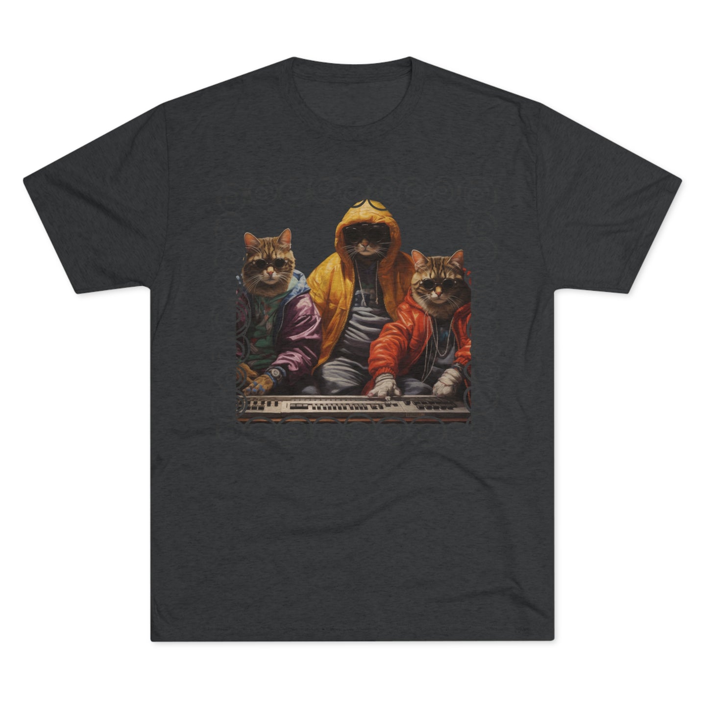 Feline beat makers shirt