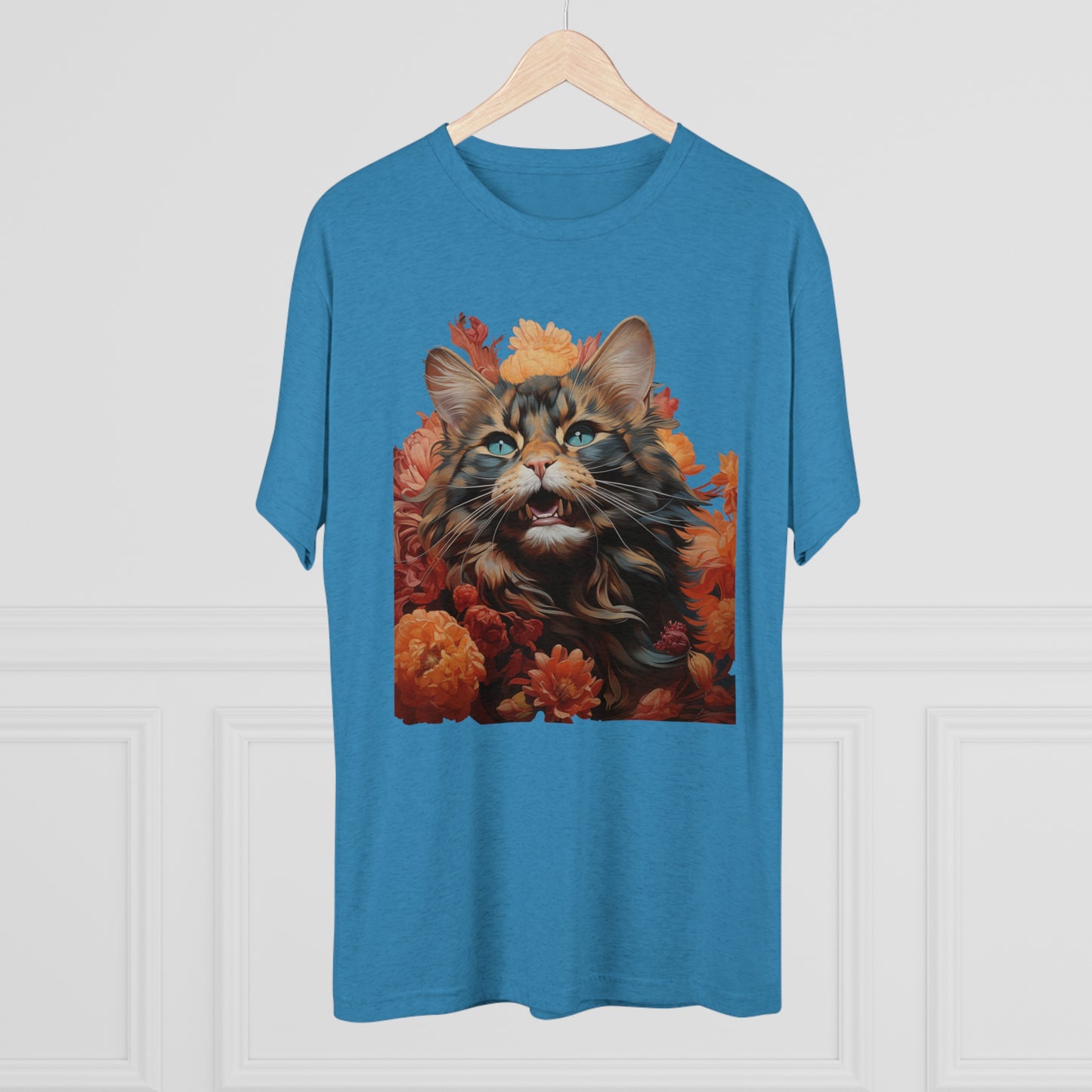 Floral Feline Design #1 shirt