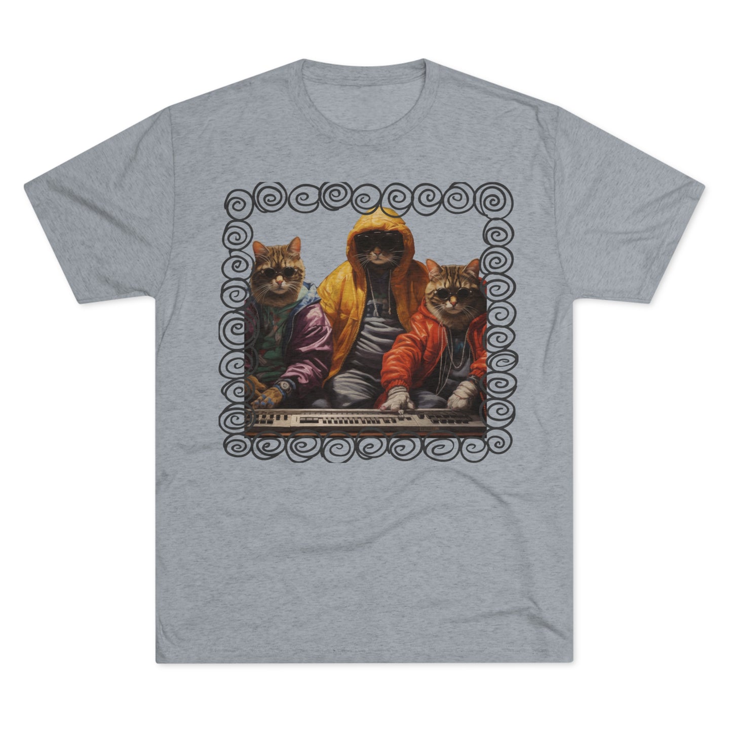 Feline beat makers shirt