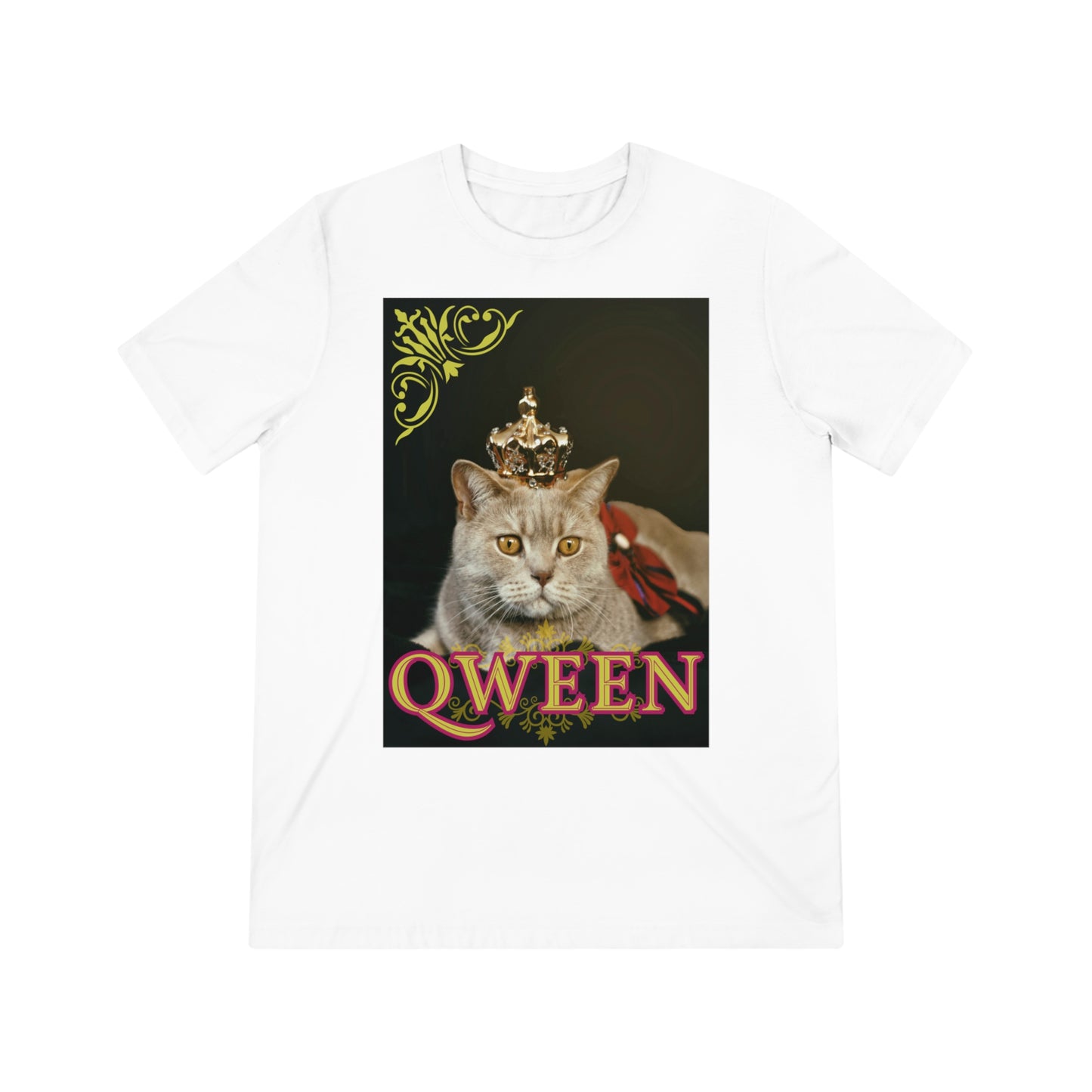 CAT QWEEN - cat shirt - Unisex Triblend Tee