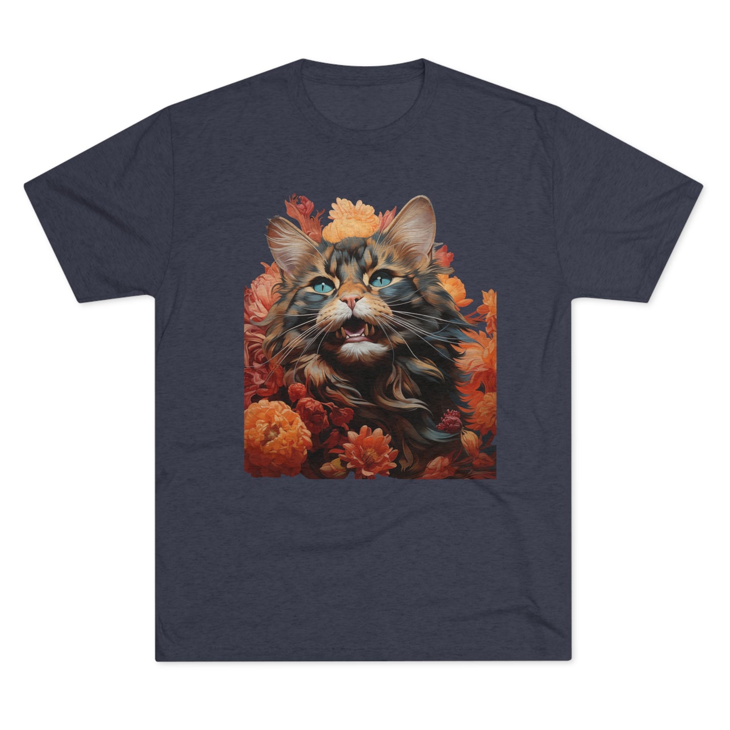 Floral Feline Design #1 shirt